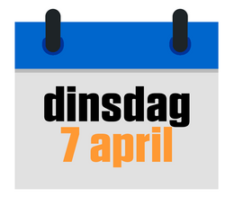 kalender dinsdag 7 april