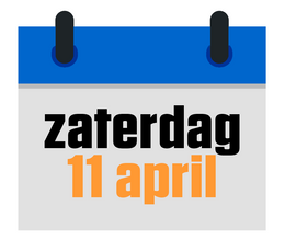 kalender zaterdag 11 april