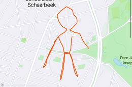 20201106 fietstocht figuur mannetje strava