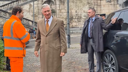 Koning Filip in Schaarbeek