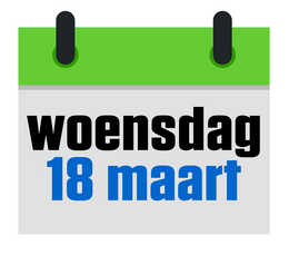 kalender 18 maart groen