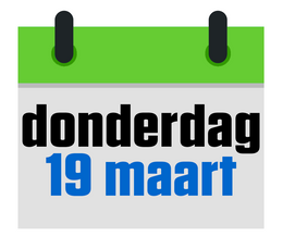 kalender 19 maart groen