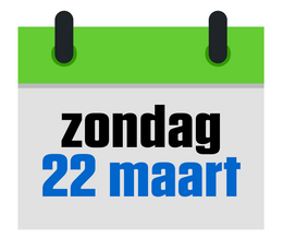 kalender 22 maart groen