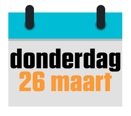 donderdag 26maart