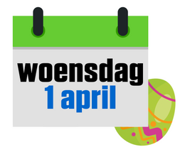 paasei kalender 1 april