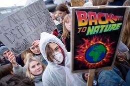 Klimaatspijbelaars back to nature