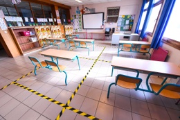 20200513 Scholen maken zich klaar om, vanaf 15 me2020, opnieuw leerlingen te verwelkomen, met respect voor social distancing om het coronavirus in te dijken